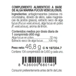 Outlet Algas Sabor Limón Complementos Alimenticios