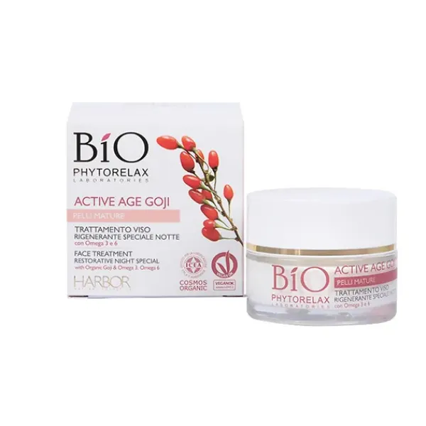 Outlet Phytorelax Bio Active Age Goji Face Treatment Restorative Night