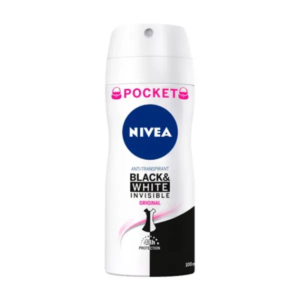 Hot NIVEA Black & White Invisible Pocket