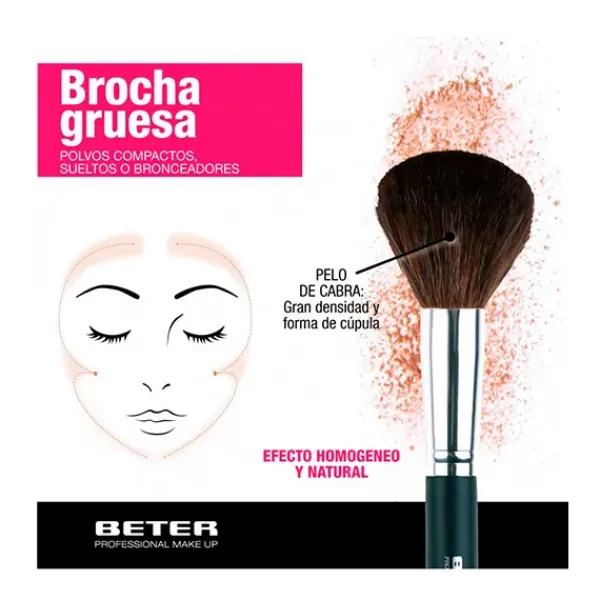 Outlet Brocha Maquillaje Gruesa Brochas Y Pinceles