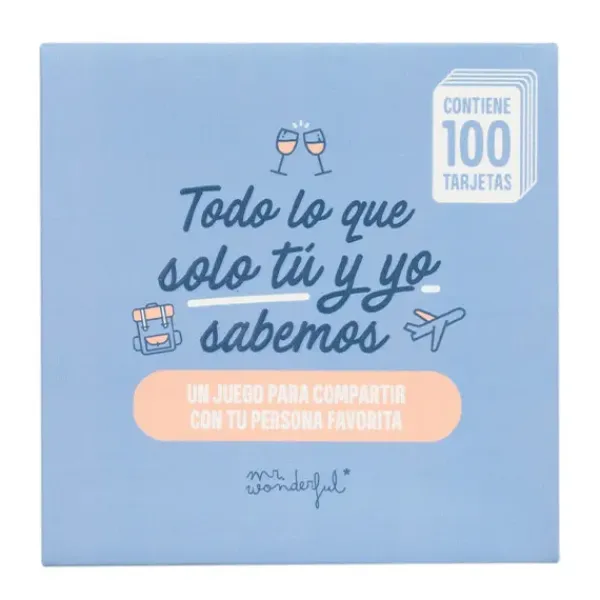 Outlet MR WONDERFUL Cartas Todo Lo Que Tú Y Yo Sabemos