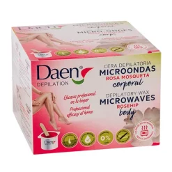 Hot DAEN Cera Depilatoria Microondas Rosa Mosqueta