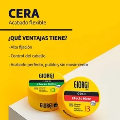 Cera Efecto Mate*GIORGI Clearance