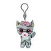 Outlet TY Clip Kiki Grey Cat