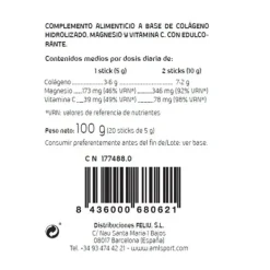 New ANA MARIA LA JUSTICIA Colágeno Magnesio + Vit C Sabor Fresa