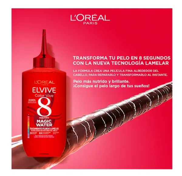 Hot ELVIVE Color Vive 8 Segundos Magic Water