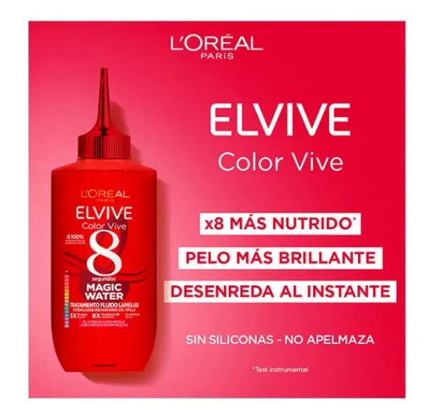 Hot ELVIVE Color Vive 8 Segundos Magic Water