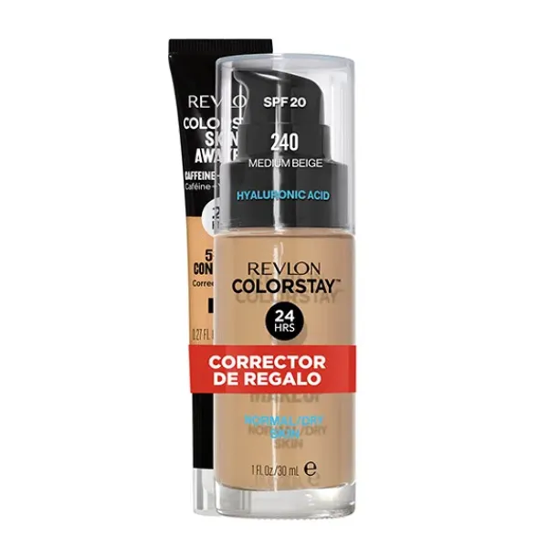 Colorstay Makeup Piel Normal/Seca + Regalo Skin Awaken*REVLON Hot