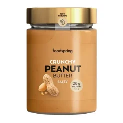 Hot FOODSPRING Crema de Cacahuete Crujiente Salada