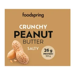 Hot FOODSPRING Crema de Cacahuete Crujiente Salada