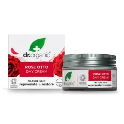 Best DR. ORGANIC Crema de día facial natural de Rose Otto