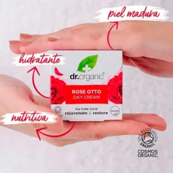 Best DR. ORGANIC Crema de día facial natural de Rose Otto