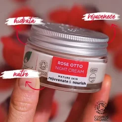 Clearance DR. ORGANIC Crema Noche Facial Natural Hidratante De Rose Otto
