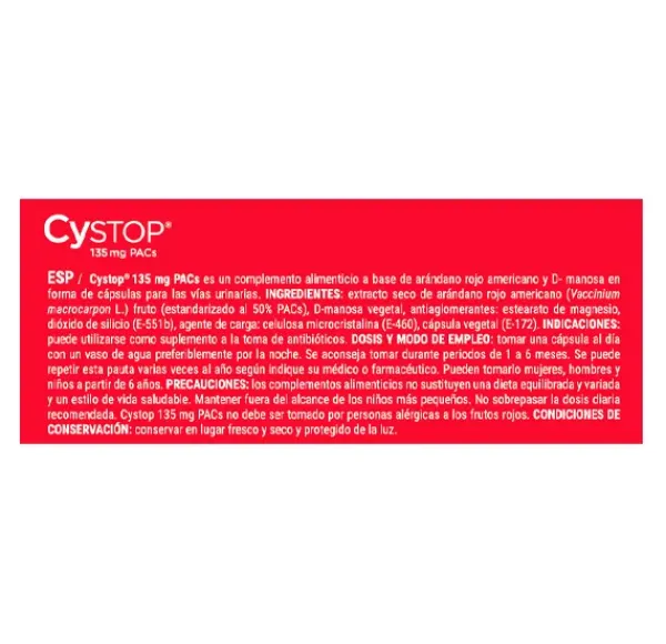 Discount CYSTOP 60 Cápsulas