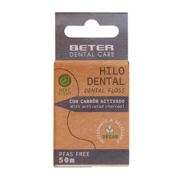 Clearance BETER Dental Floss With Activated Charcoal Dental Care