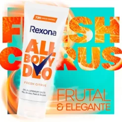 Clearance REXONA Desodorante Crema Cuerpo Fresh Citrus