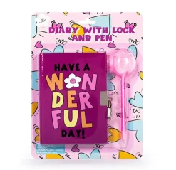 New GDO Diary With Lock And Pen