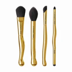 New Estuche Golden Mini Brush Brochas Y Pinceles