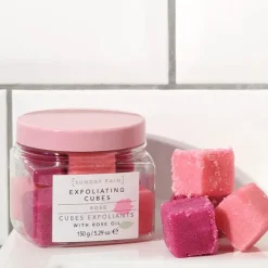 New SUNDAY RAIN Exfoliating Cubes Rose