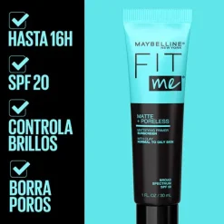 Outlet Fit Me Matte Poreless Prebases De Maquillaje