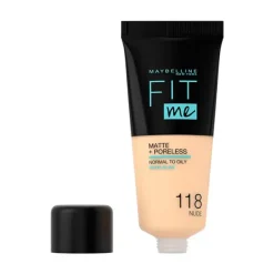 Hot Fit Me Matte Poreless Bases De Maquillaje