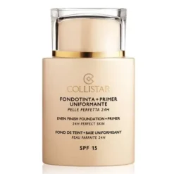 fondo de maquillaje fluido + primer uniformante*COLLISTAR