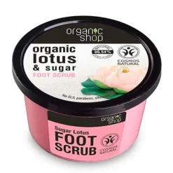 Foot Scrub Sugar Lotus*ORGANIC SHOP New