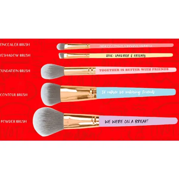 Friends Make Up Brush Set*PALADONE BEAUTY Outlet