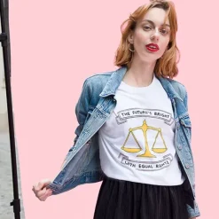 Future's Bright Equal Rights T-Shirt*QUEENDOM Hot