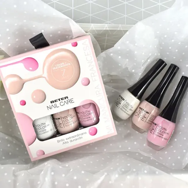 Outlet Kit Mi Manicura Francesa Lacas Y Esmaltes Uñas