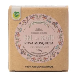 New YERBAS VIVAS Laura Carry Gel de Baño Rosa Mosqueta