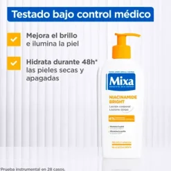 Loción Corporal Niacinamida*MIXA Hot