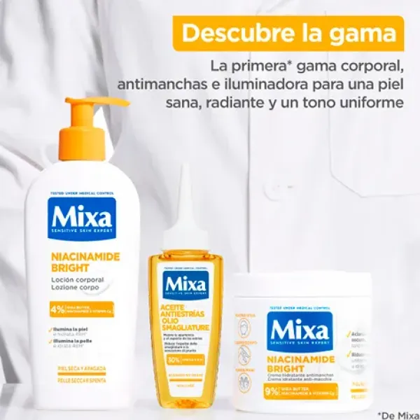 Loción Corporal Niacinamida*MIXA Hot