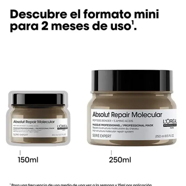 Mascarilla Absolut Repair Molecular*L'OREAL PROFESSIONNEL Hot