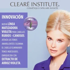 New CLEARÉ INSTITUTE Mascarilla Matizador Violeta