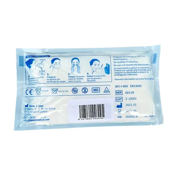 Sale BEXEN MEDICAL Mascarilla Quirúrgica Blanca