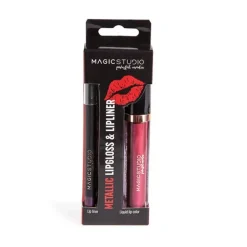 Metallic Lipgloss & Lipliner*MAGIC STUDIO Outlet