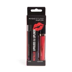 Metallic Lipgloss & Lipliner*MAGIC STUDIO Outlet