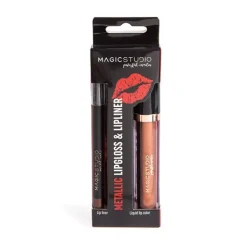 Sale Metallic Lipgloss & Lipliner Estuches Y Sets