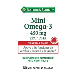 New NATURE'S BOUNTY Mini Omega-3