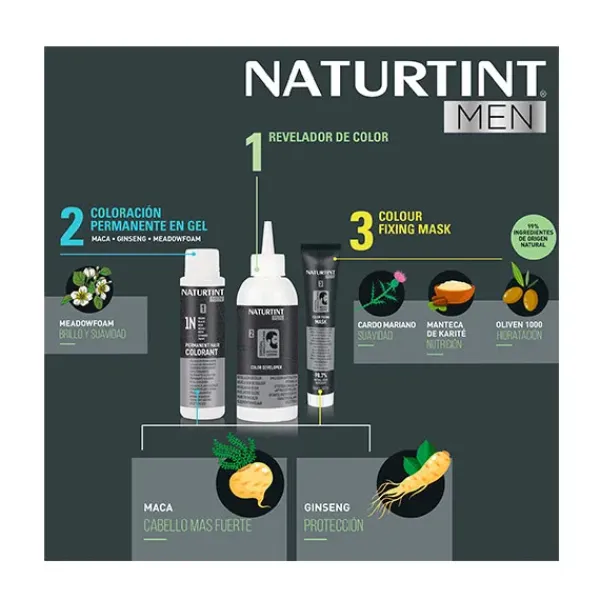 Clearance NATURTINT Men Tinte Coloración Permanente