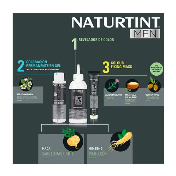 Clearance NATURTINT Men Tinte Coloración Permanente