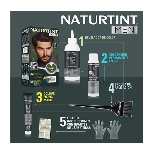 Clearance NATURTINT Men Tinte Coloración Permanente