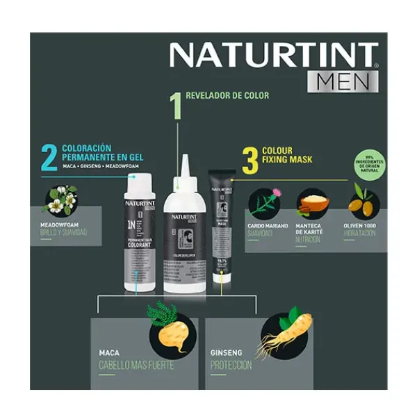 Clearance NATURTINT Men Tinte Coloración Permanente