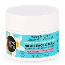 Discount ORGANIC SHOP Night Face Cream Rich Moisture & Regeneration