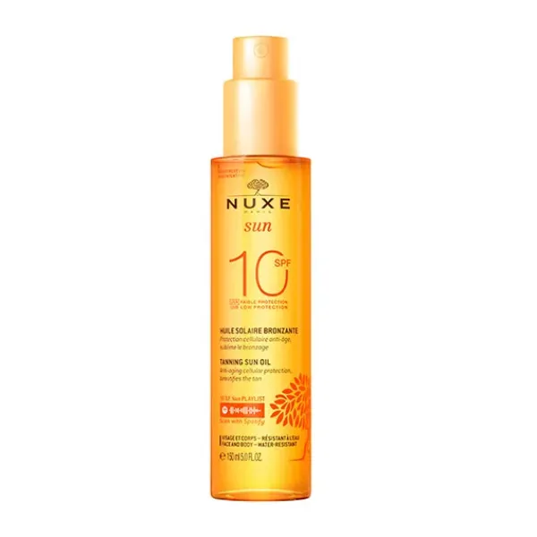Sale NUXE Sun Aceite Bronceador Rostro Y Cuerpo Protección Baja SPF10