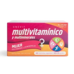 Clearance Multivitaminico Mujer 45Caps Vegetales Complementos Alimenticios