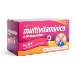 Clearance Multivitaminico Mujer 45Caps Vegetales Complementos Alimenticios