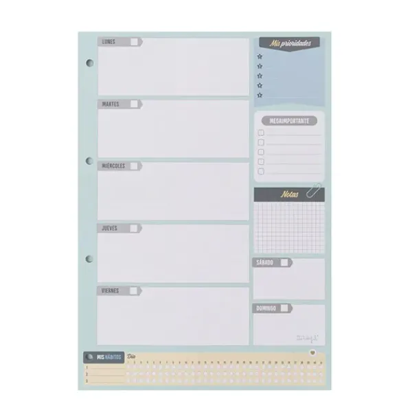 Best MR WONDERFUL Organizador Semanas Muy Bien Aprovechadas