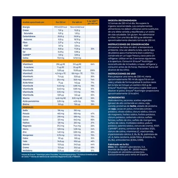 Sale Pack Nutrición Chocolate Complementos Alimenticios